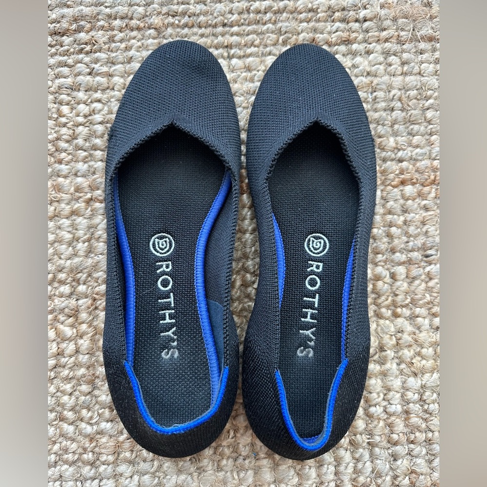 Rothy’s Black Flat Size 8.5